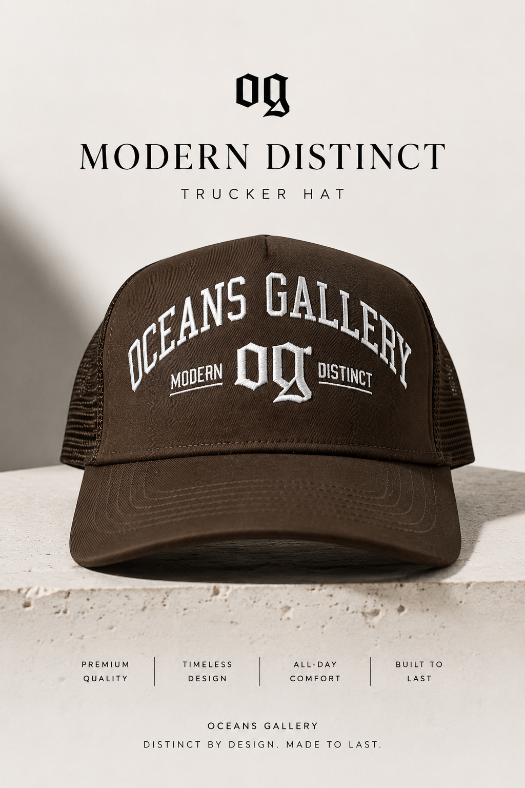 Modern Distinct Trucker Hat