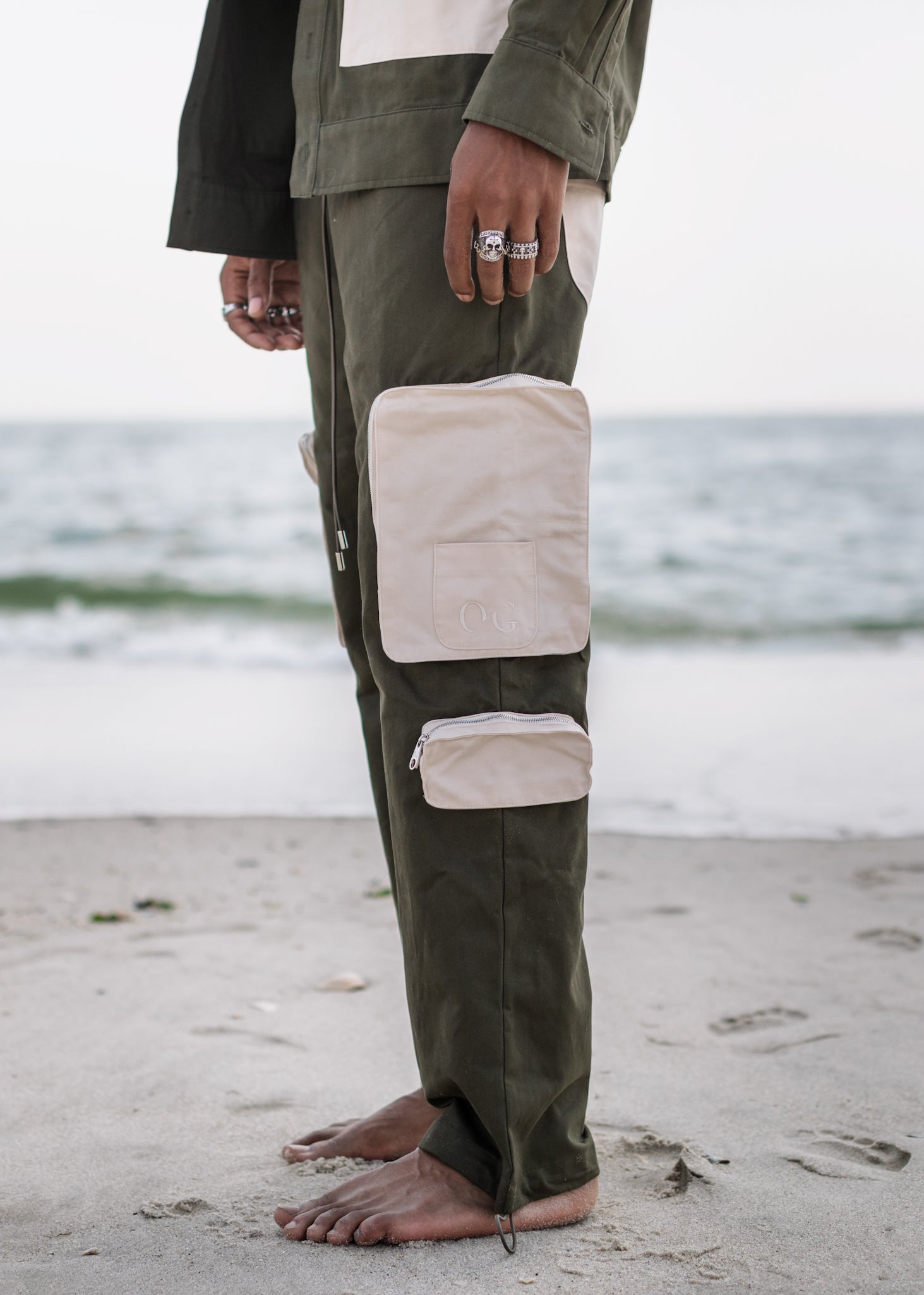 Cotton Twill Cargo Pants