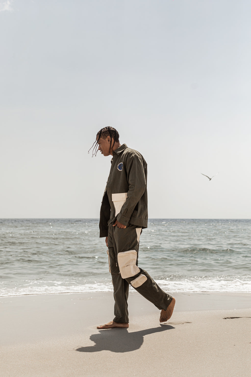 Cotton Twill Cargo Pants