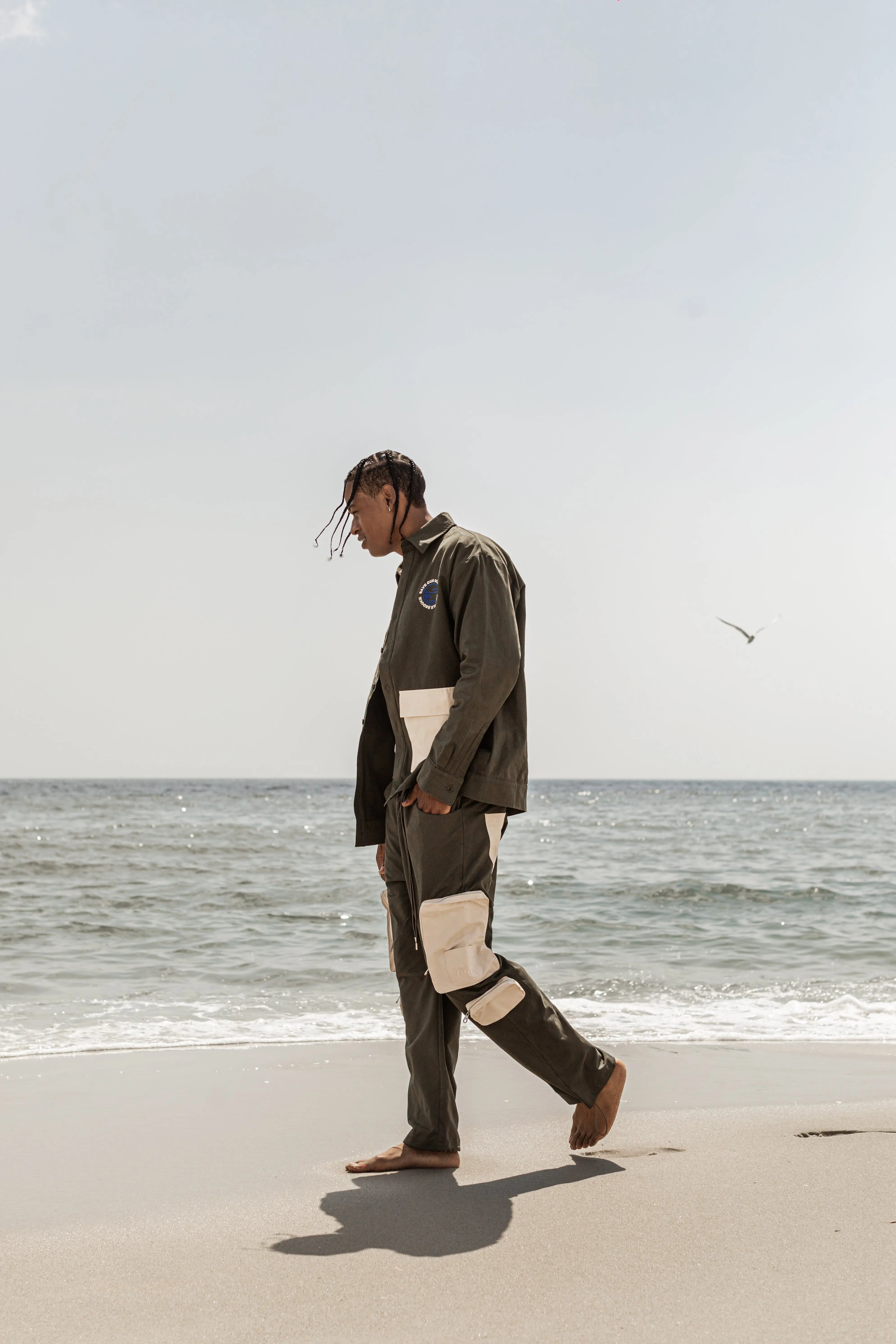 Cotton Twill Cargo Pants OCEANS GALLERY
