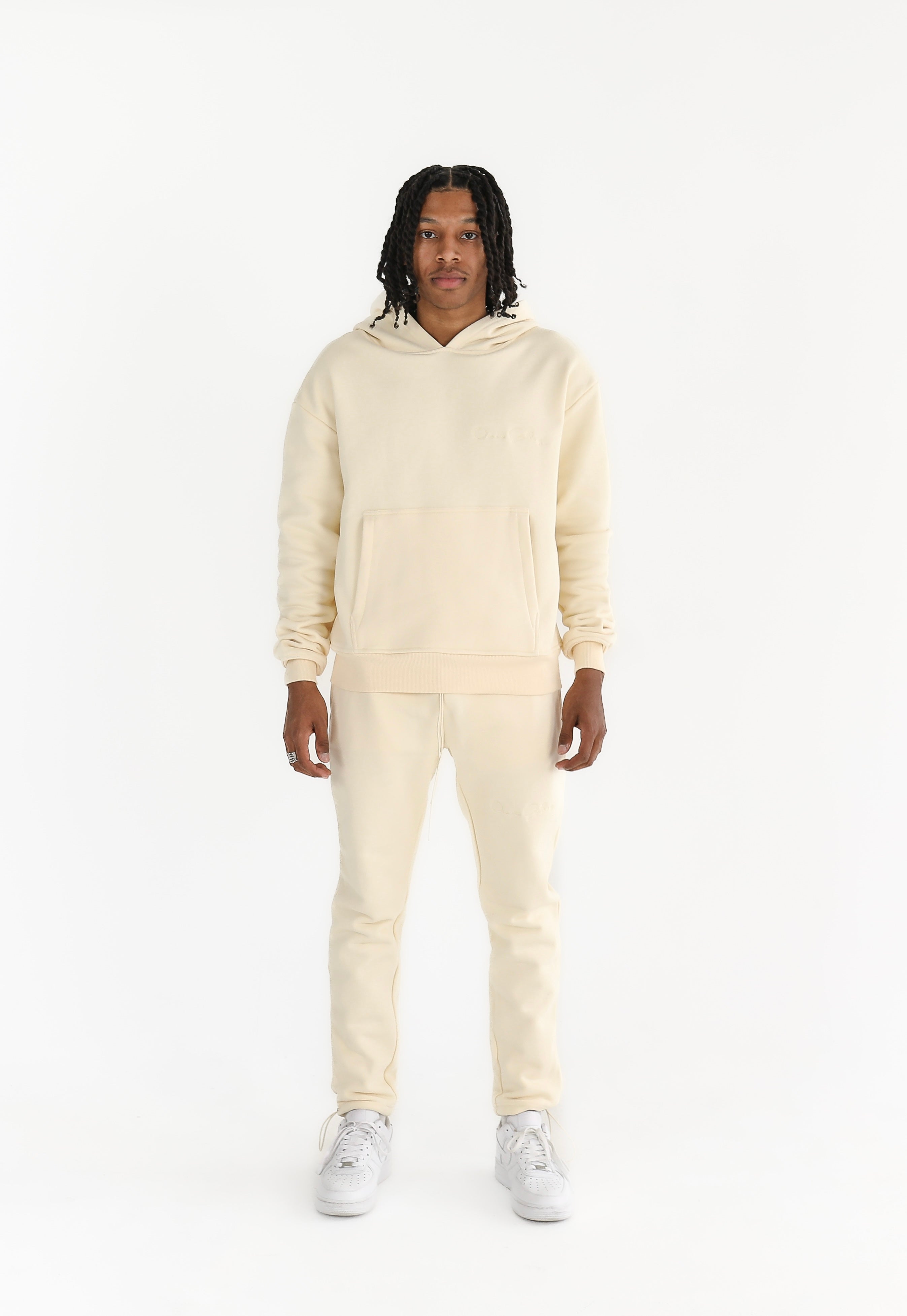 Ivory Signature French Terry Hoodie