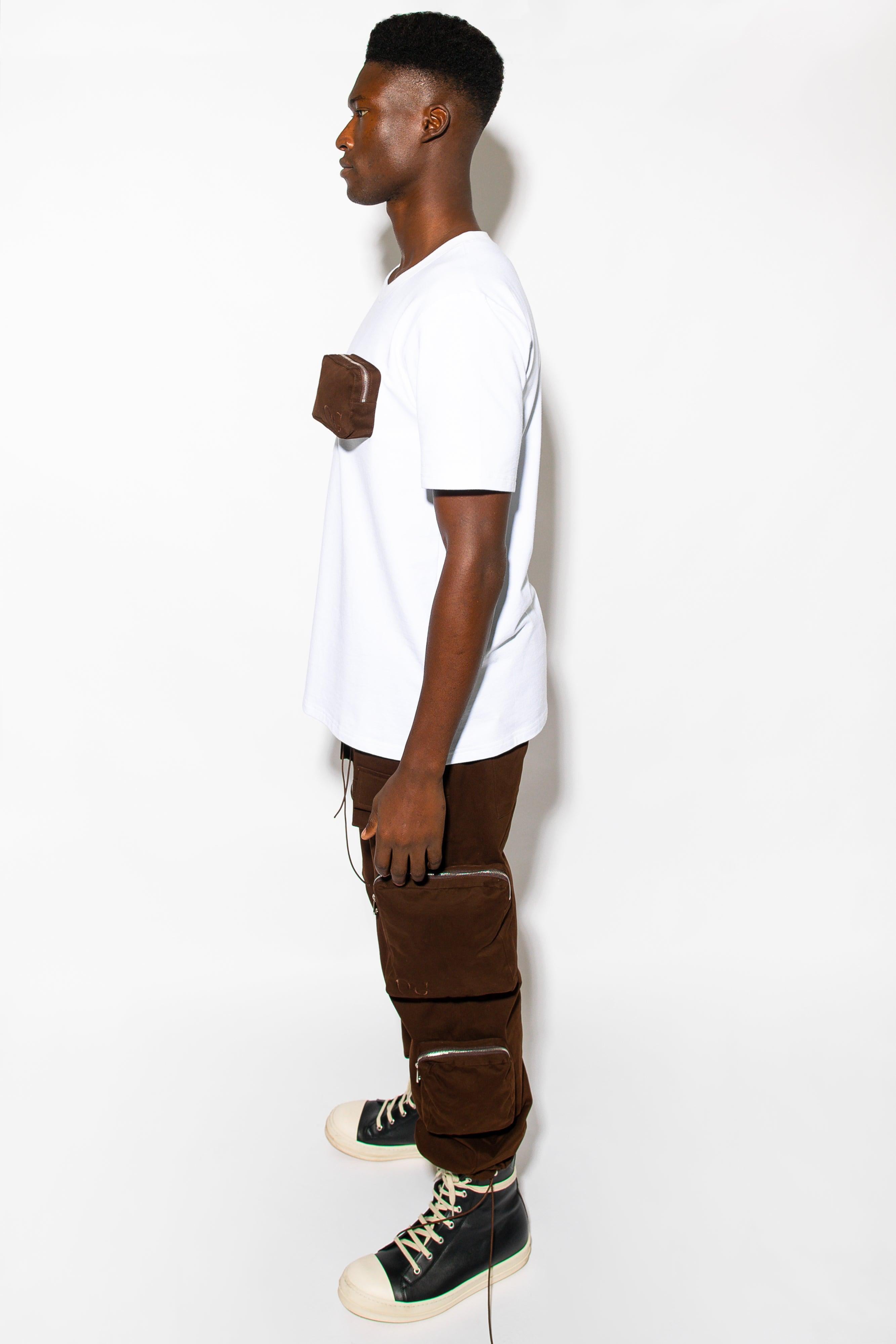 5 Pocket Cargo Pants Brown | Oceans Gallery