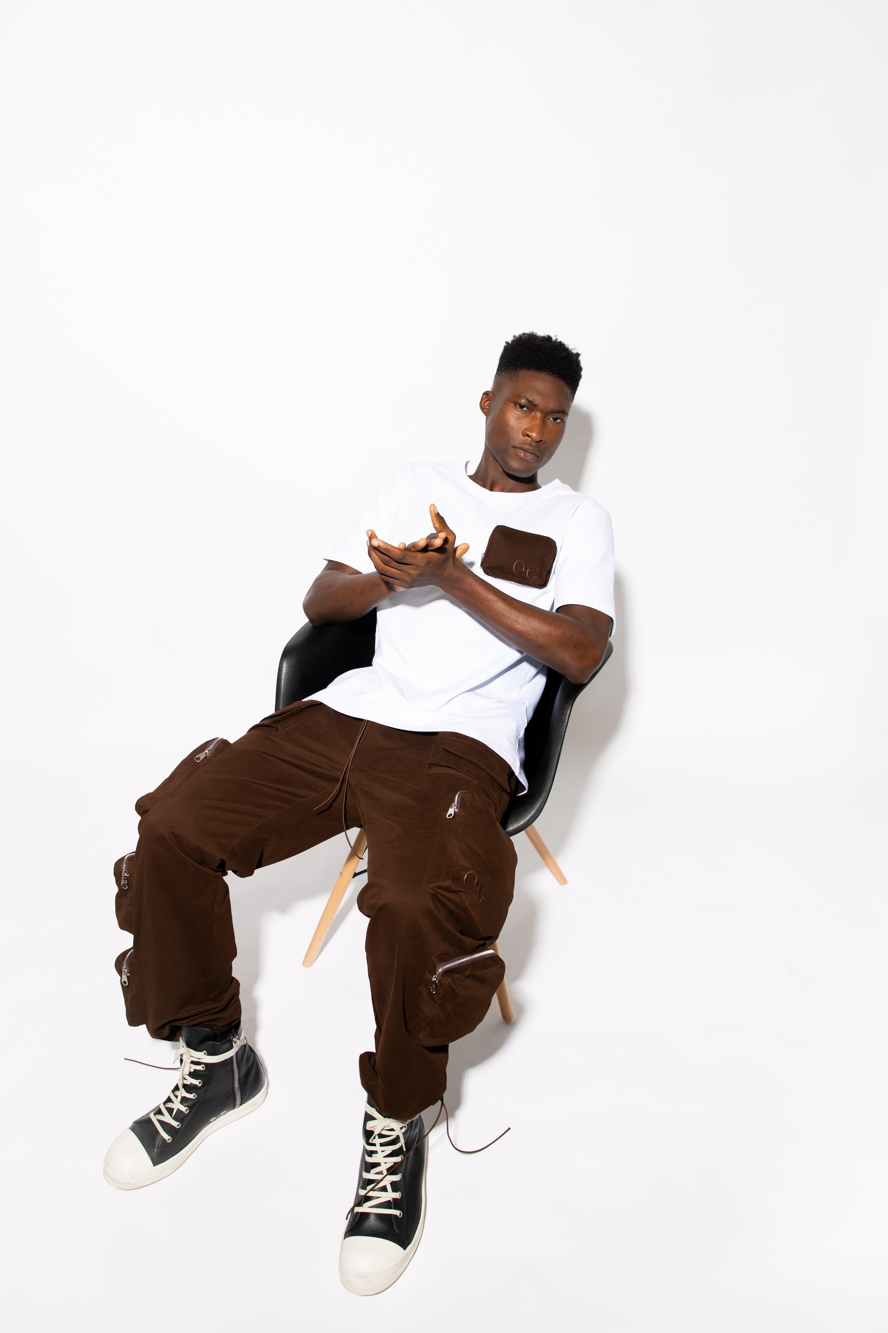 5 Pocket Cargo Pants Brown | Oceans Gallery