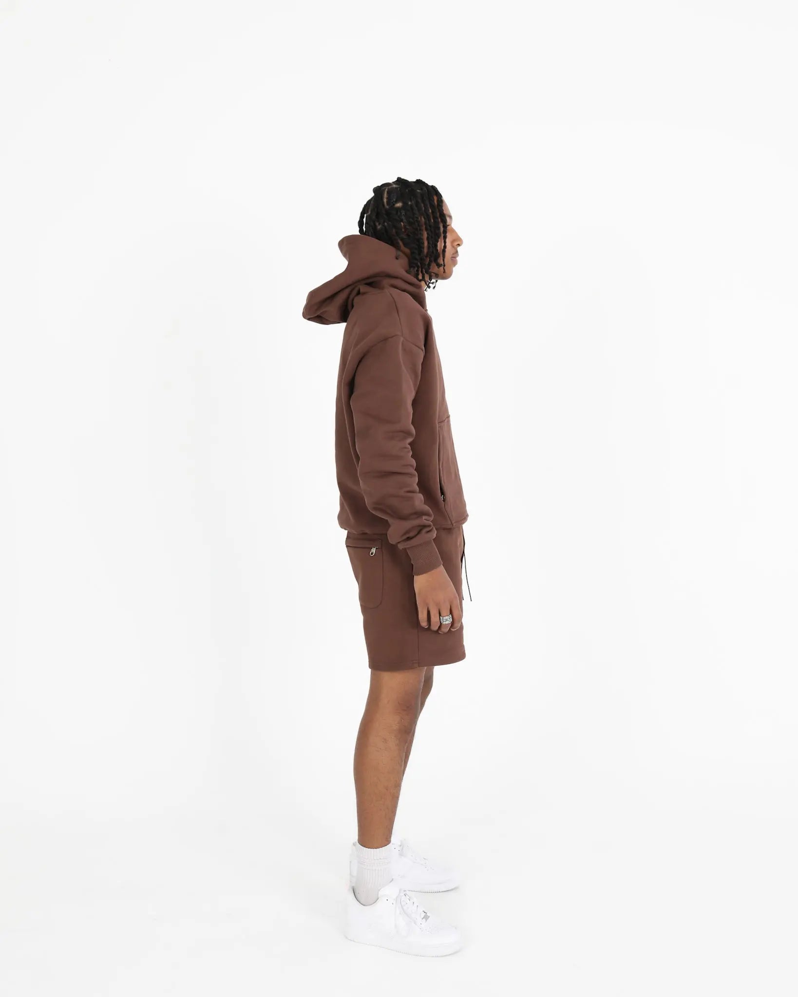 Core Logo Shorts Brown | Oceans Gallery