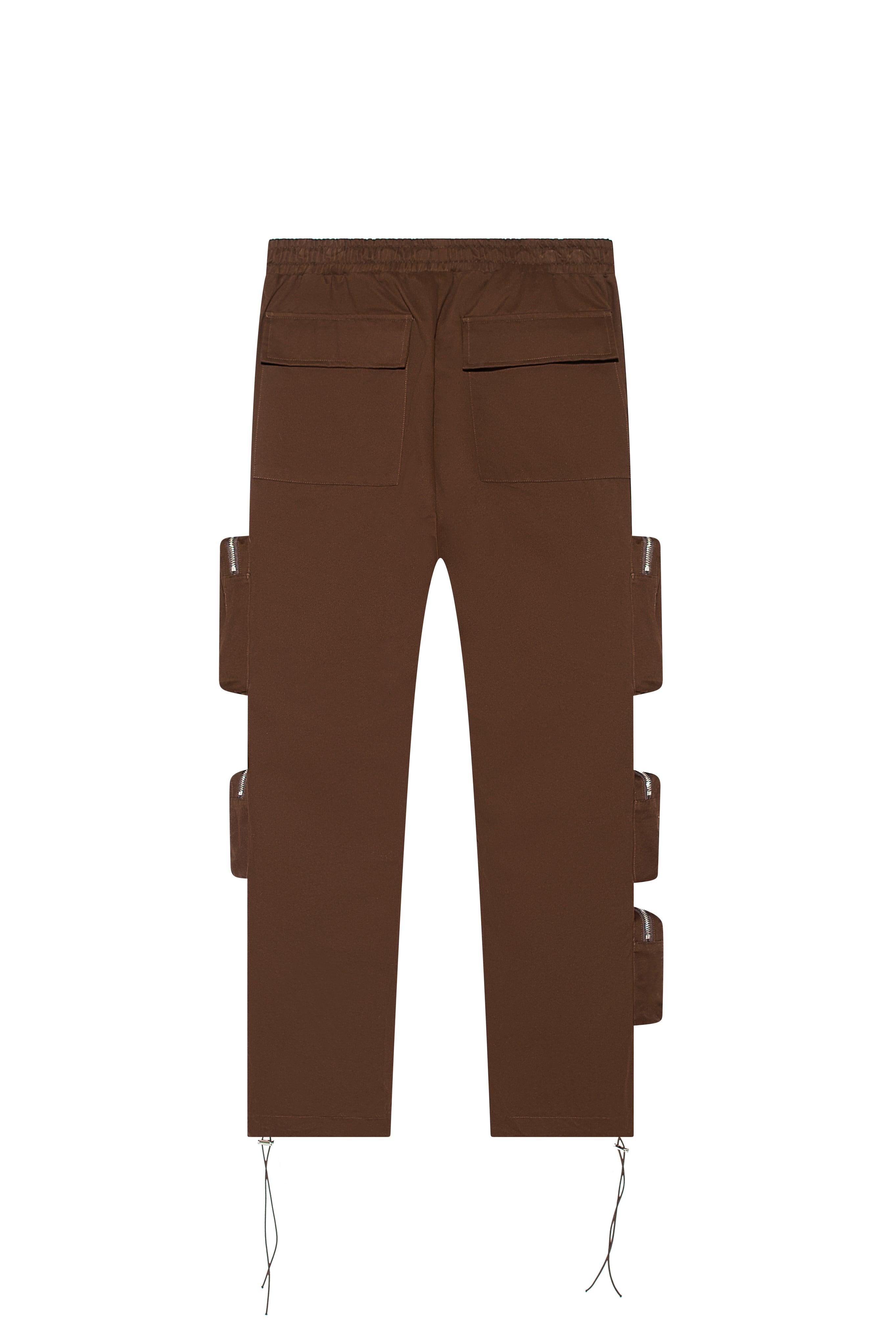 5 Pocket Cargo Pants Brown | Oceans Gallery