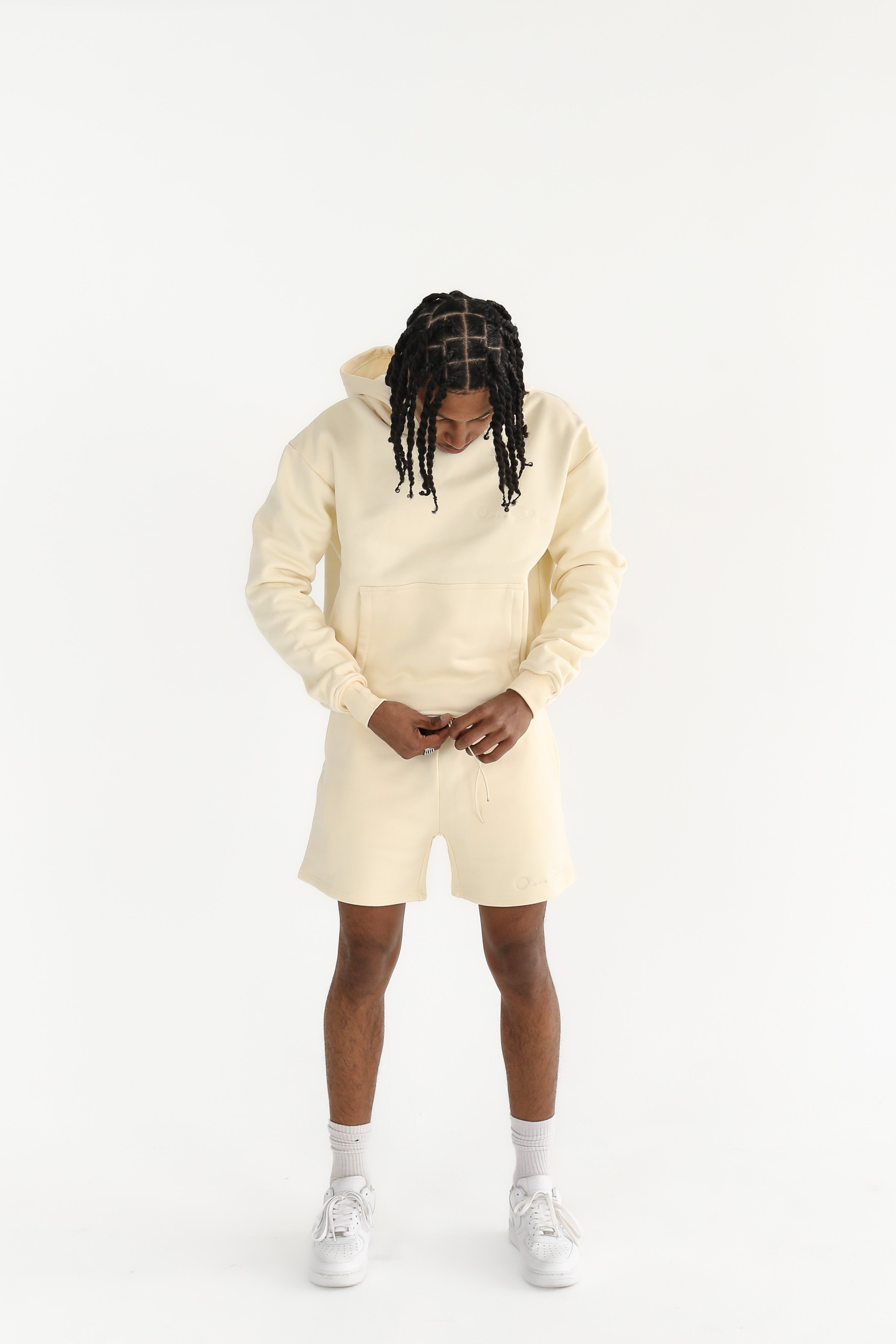 French Terry Zip Shorts